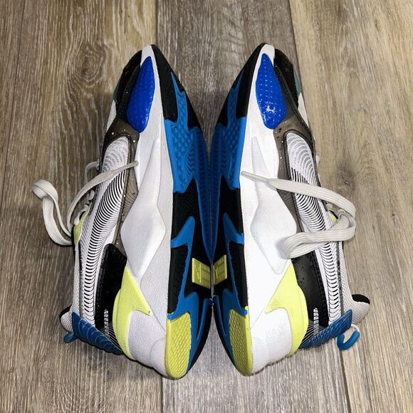 Puma RS-X 8W Jr Kids Youth US Size 5.5C 375894-01 Sneaker Shoes White Blue Black - Picture 9 of 11